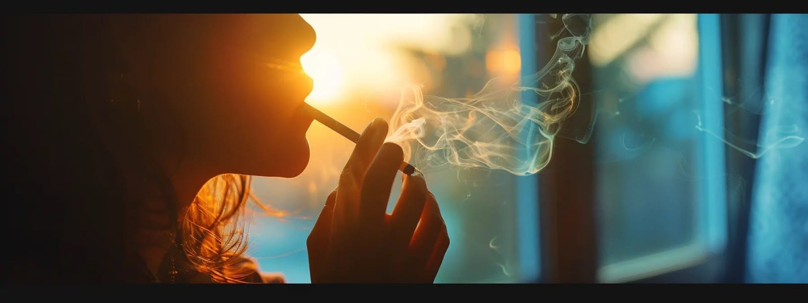 a person discreetly enjoying a smoke-free nicotine pouch, symbolizing a modern and healthier alternative to traditional nicotine products.
