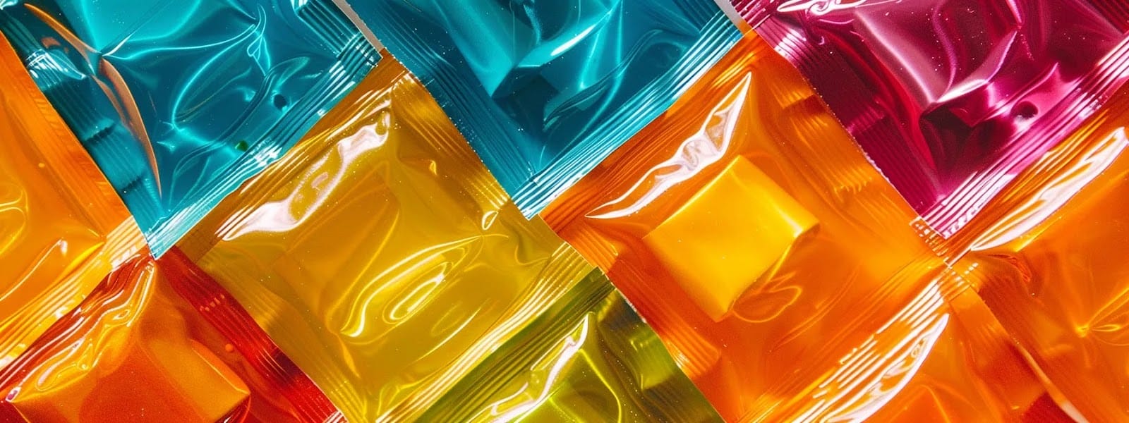 a close-up photo of a colorful array of flavored nicotine pouches, each with vibrant packaging and unique scents, inviting the viewer to experience a burst of personalized zing.